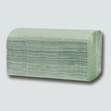 Tuala tangan z-kali ganda hijau